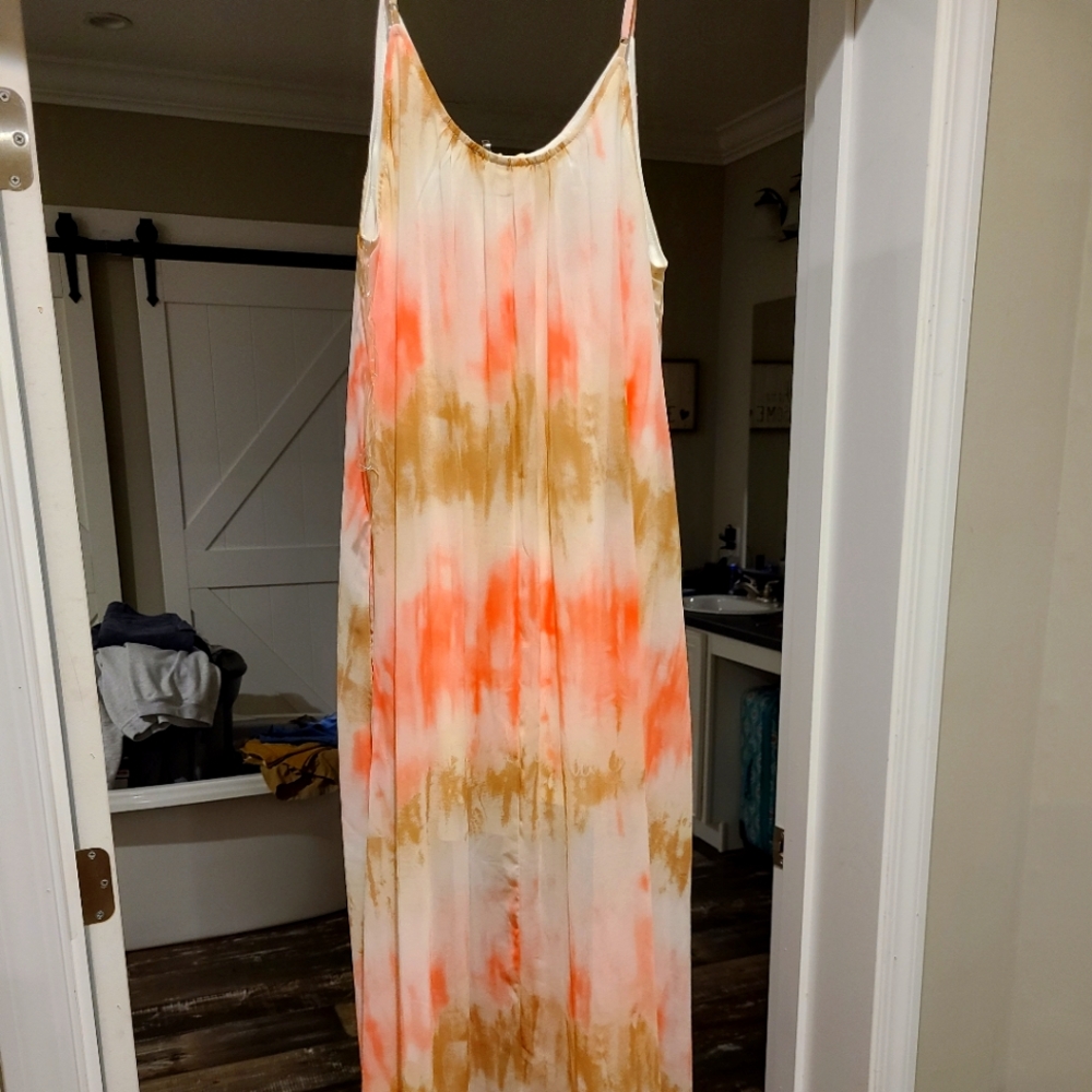 Summer maxi dress size large